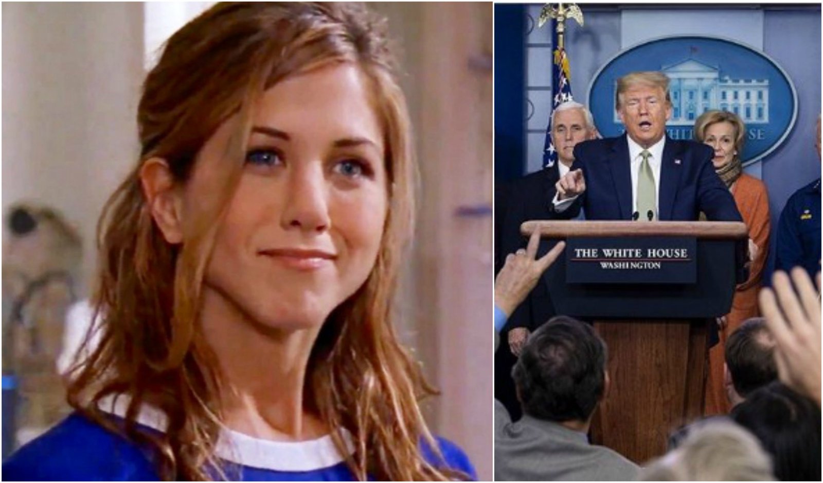 jennifer aniston-donald trump