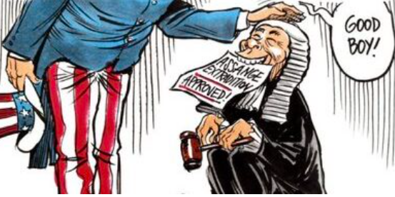 Pakiatan judiciary cartoon: New York Herald ceased to exist before creation  of Pakiatan