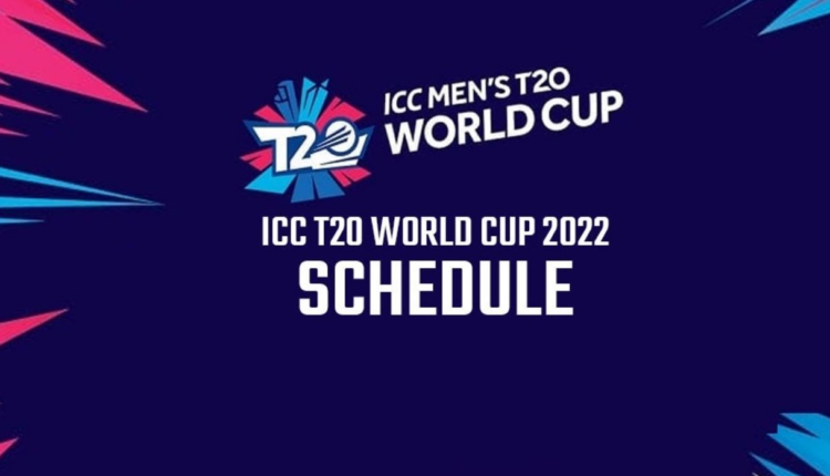 T20 World Cup Schedule