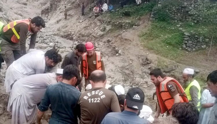 Officials busy in rescue operation in Bajaur, KP